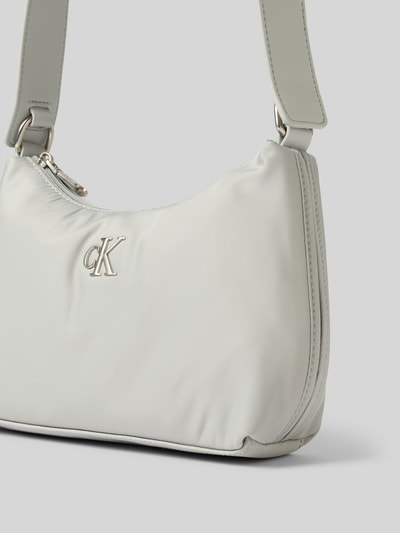 Calvin Klein Jeans Handtas met logo-applicatie Lichtgrijs - 3