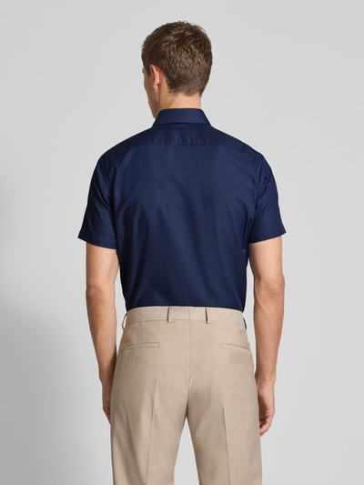 Christian Berg Men Regular fit zakelijk overhemd met knoopsluiting Marineblauw - 5