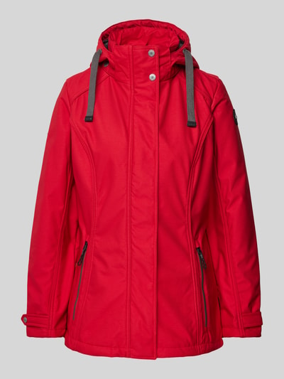 G.I.G.A. DX Softshelljacke mit Reißverschlusstaschen Rot 2