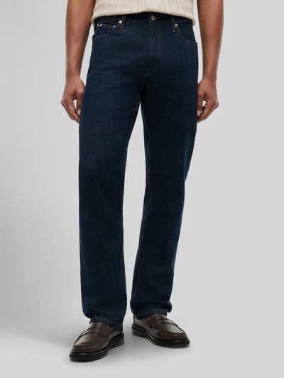 Tommy Hilfiger straight fit jeans van puur katoen Marineblauw - 4