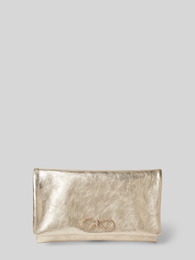 Abro Clutch mit Strasssteinbesatz Gold 2