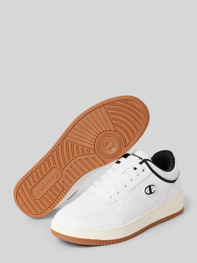 CHAMPION Sneaker mit Logo- und Label-Stitching Modell 'REBOUND LOW' Weiss 4