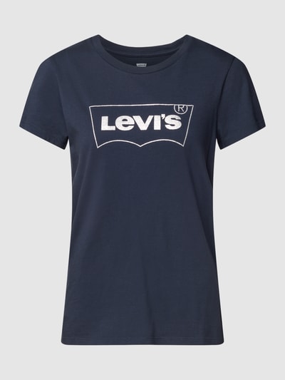 Levi's® T-Shirt mit Label-Print Dunkelgrau 2