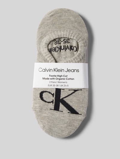 Calvin Klein Jeans Socken mit Label-Detail Hellgrau Melange 3