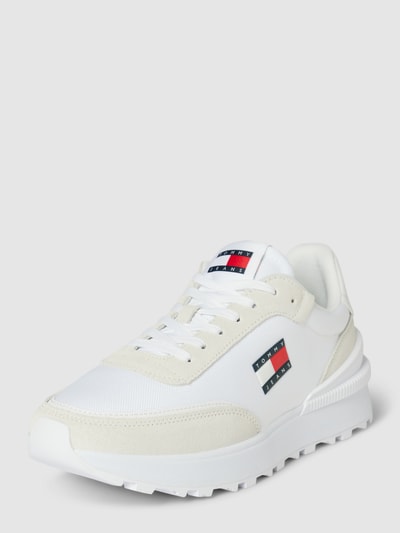 Tommy Jeans Sneakers van leer met labeldetails, model 'TECH RUNNER' Wit - 1