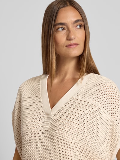 OPUS Pullunder mit V-Ausschnitt Modell 'Pekina' Sand 3