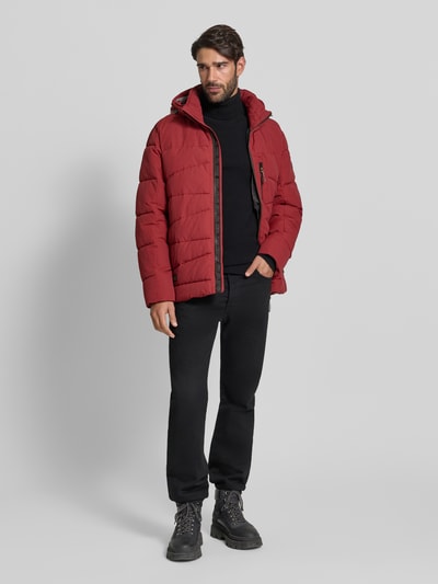camel active Steppjacke mit Kapuze Rot 1