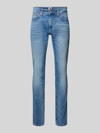 Tommy Jeans Slim Fit Jeans im 5-Pocket-Design Modell 'SCANTON' Jeansblau 1