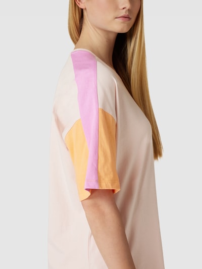 Roxy T-shirt w stylu Colour Blocking model ‘ESSENTIAL ENERGY’ Beżowy 3