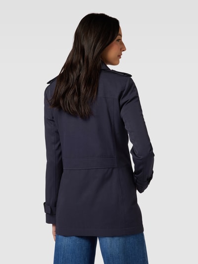 Christian Berg Woman Selection Trenchcoat met knoopsluiting Donkerblauw - 5