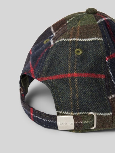 Barbour Pet met labeldetail, model 'GALINGALE' Groen - 3