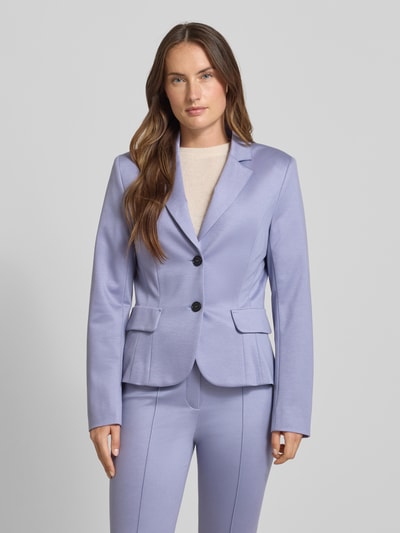 Marc Cain Żakiet z kołnierzem z klapami Lawendowy 4