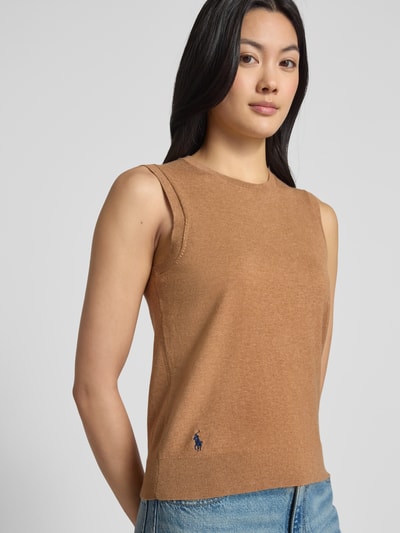 Polo Ralph Lauren Spencer met ribboorden Camel - 3