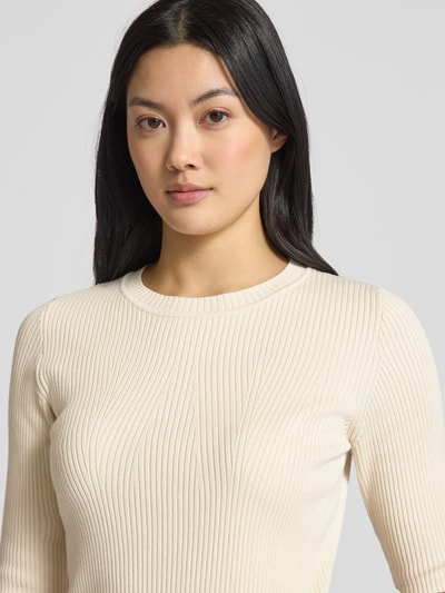 Selected Femme Strickpullover mit 1/2-Ärmel Modell 'MALA' Ecru 3