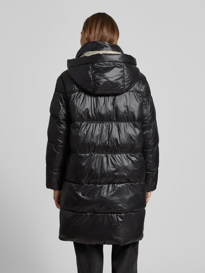 Blauer Usa Steppmantel mit Zweiwege-Reißverschluss Modell 'ARMORY' Black 5