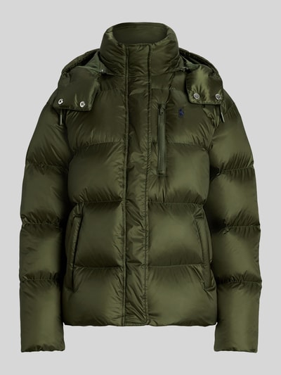 Polo Ralph Lauren kurtka puchowa z odpinanym kapturem Oliwkowy 2