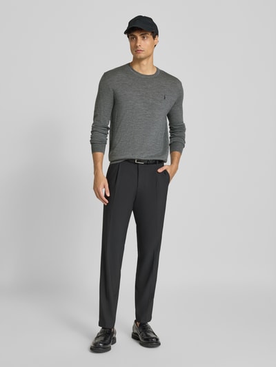 Polo Ralph Lauren Sweter z dzianiny z wełny merino Jasnoszary 1