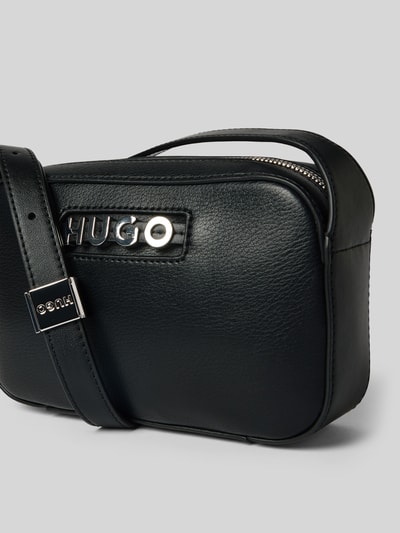 HUGO Torba na ramię z aplikacją z logo model ‘MEL 2.0’ Czarny 3
