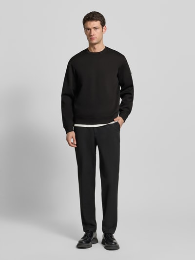 GUESS Sweatshirt mit Rundhalsausschnitt Black 1