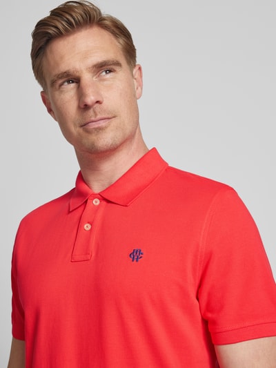 MCNEAL Regular fit poloshirt met labelstitching Lichtrood - 3