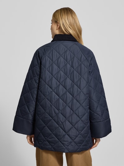 Barbour Kurtka pikowana o kroju regular fit z sztruksowymi detalami model 'ALDBURGH' Granatowy 5
