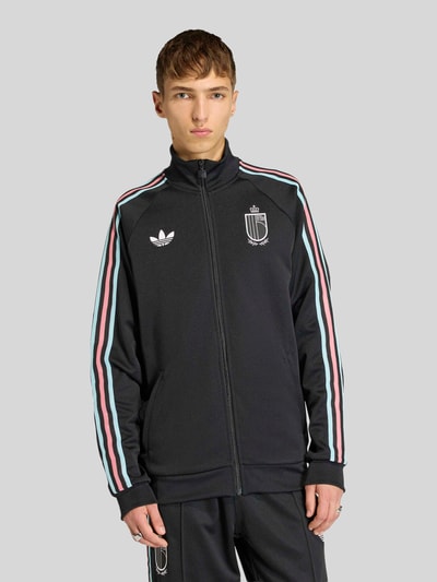 adidas Originals Regular fit Trainingsjacke Belgien mit Baumwoll-Anteil Black 4