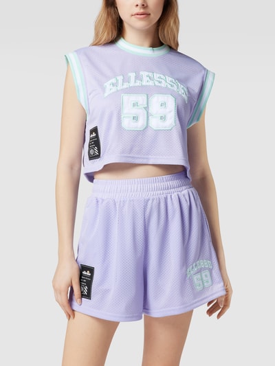 Ellesse Crop top van mesh Lila - 4