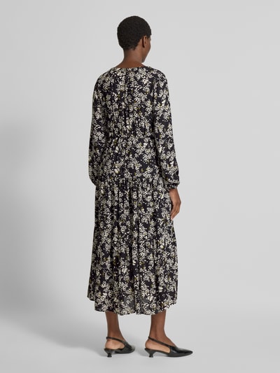 Marc O'Polo Ausgestelltes Freizeitkleid aus Viskose-Mix Black 5