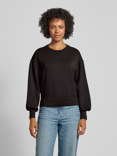 Scotch & Soda Sweatshirt mit überschnittenen Schultern Black 4