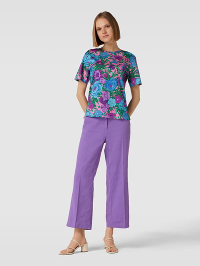 Weekend Max Mara T-Shirt mit Allover-Muster Modell 'DULA' Gruen 1