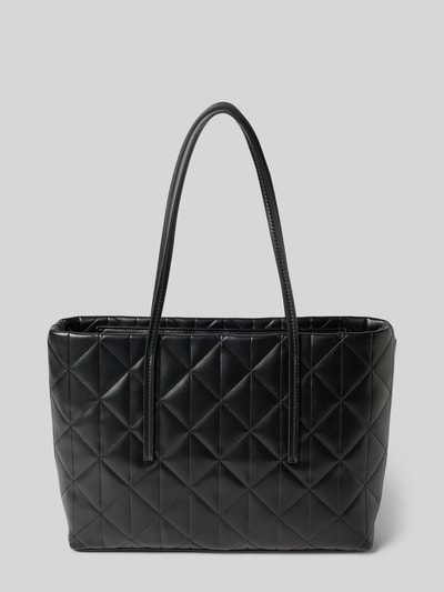 CK Calvin Klein Tote bag met logodetail, model 'Quilted' Zwart - 4