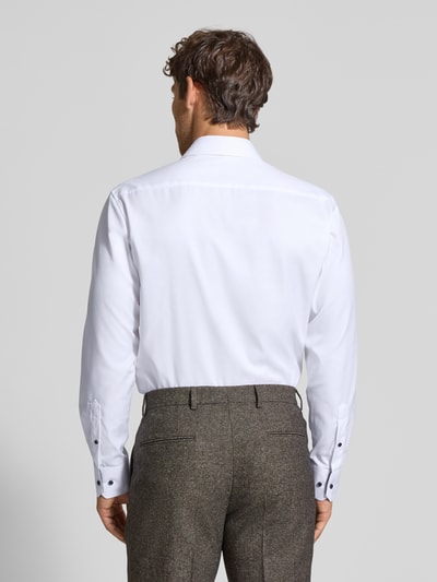 ETERNA Regular Fit Businesshemd aus Baumwolle mit Kentkragen Weiss 5