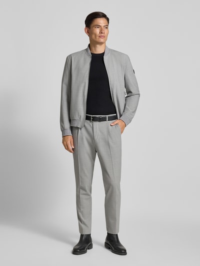 Antony Morato Slim fit pullover in gebreide look van viscosemix Zwart - 1