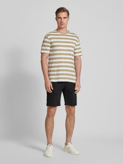 Casual Friday Chino-Shorts mit Eingrifftaschen Black 1