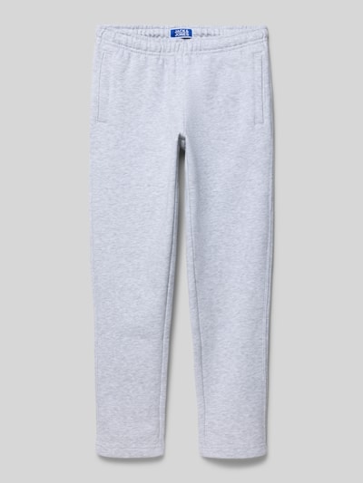 Jack & Jones Regular fit sweatpants met elastische band Lichtgrijs gemêleerd - 1