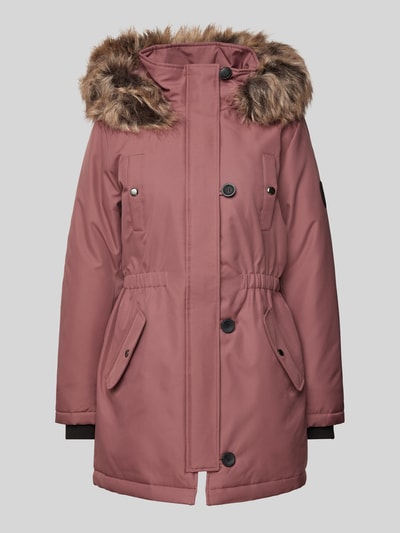 Only Taillierter Parka mit Kunstfellbesatz Modell 'IRIS' Mauve 1