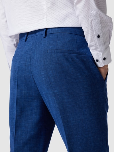 BOSS Regular Fit Anzughose mit Woll-Anteil Modell 'Leon' Blau 3