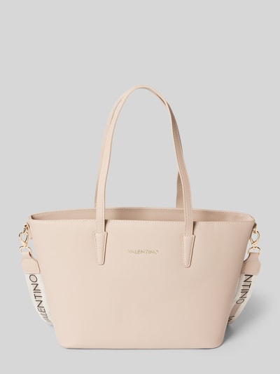 VALENTINO BAGS Handtasche mit Label-Applikation Modell 'ZERO RE' Beige 1