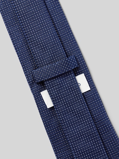 Profuomo Stropdas met labeldetail Marineblauw - 3