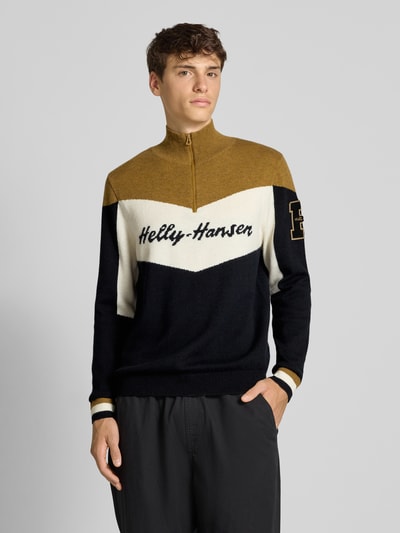 Helly Hansen Slim Fit Pullover in Strick-Optik Modell 'Apres' Black 4