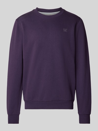 s.Oliver RED LABEL Sweatshirt mit Rundhalsausschnitt Violett 2