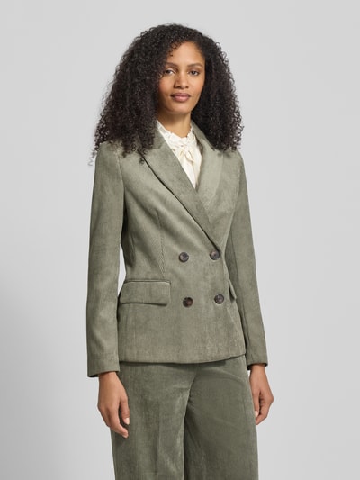 Christian Berg Woman Selection Blazer mit Strukturmuster Khaki 4