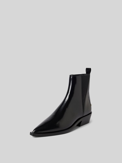 Anine Bing Chelsea Boots aus echtem Leder Black 2