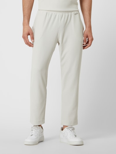 Sean John Easy pants met ribstructuur Lichtgrijs - 4