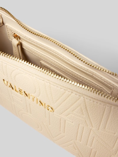 VALENTINO BAGS Crossbody Bag mit Label-Detail Modell 'PANSY' Ecru 4