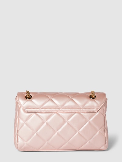 VALENTINO BAGS Schoudertas met doorgestikte naden, model 'ADA' Metallic roze - 3