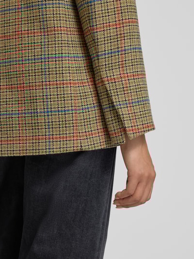 Mustang Regular fit blazer met knoopsluiting, model 'MARLOW' Middenbruin - 3