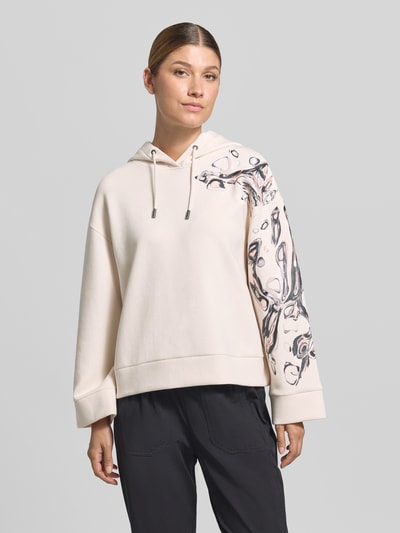 Marc Cain Sweatshirt mit Ärmelprint Sand 4