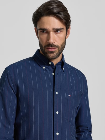 Tommy Hilfiger Regular fit vrijetijdsoverhemd van puur katoen Marineblauw - 3