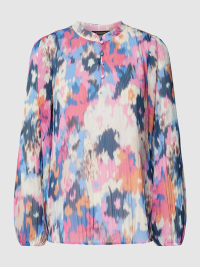 More & More Blouseshirt met all-over-print Roze - 2